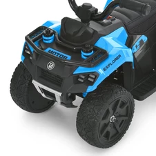 Детский квадроцикл на аккумуляторе M 6286 EBLR-4 синий, пульт управления фото 16