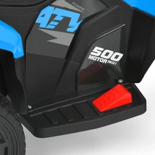 Детский квадроцикл на аккумуляторе M 6286 EBLR-4 синий, пульт управления фото 57