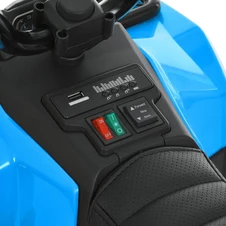 Детский квадроцикл на аккумуляторе M 6286 EBLR-4 синий, пульт управления фото 14