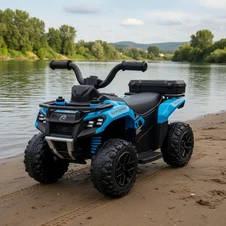 Детский квадроцикл на аккумуляторе M 6286 EBLR-4 синий, пульт управления купить
