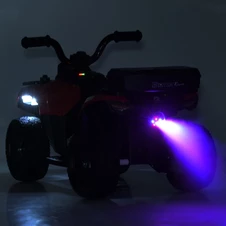 Детский квадроцикл на аккумуляторе M 6286 EBLR-3 красный, пульт управления фото 57