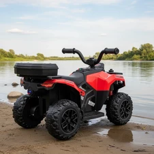 Детский квадроцикл на аккумуляторе M 6286 EBLR-3 красный, пульт управления фото 33