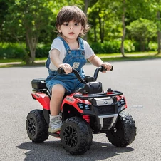 Детский квадроцикл на аккумуляторе M 6286 EBLR-3 красный, пульт управления фото 44