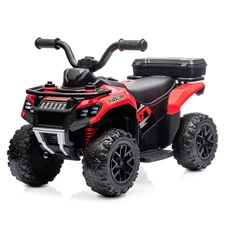 Детский квадроцикл на аккумуляторе M 6286 EBLR-3 красный, пульт управления фото 66
