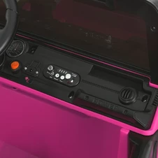 Двухместный детский электромобиль джип M 6287 EBLR-8 (24V), мягкое сиденье, розовый фото 13