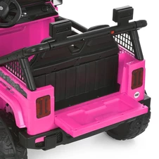 Двухместный детский электромобиль джип M 6287 EBLR-8 (24V), мягкое сиденье, розовый фото 32
