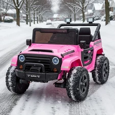 Детский электромобиль джип M 6287 EBLR-8 (24V), мягкое сиденье, розовый купить