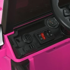 Двухместный детский электромобиль джип M 6287 EBLR-8 (24V), мягкое сиденье, розовый фото 99