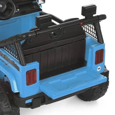 Двухместный детский электромобиль джип M 6287 EBLR-4 (24V), мягкое сиденье, синий фото 16