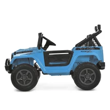 Двухместный детский электромобиль джип M 6287 EBLR-4 (24V), мягкое сиденье, синий фото 55