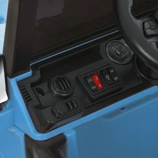 Двухместный детский электромобиль джип M 6287 EBLR-4 (24V), мягкое сиденье, синий фото 99