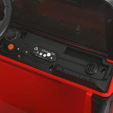 Двухместный детский джип M 6287 EBLR-3 (24V) электромобиль, кожаное сиденье, красный фото 99