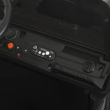 Двухместный детский джип M 6287 EBLR-2 (24V) электромобиль, кожаное сиденье, черный фото 88