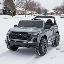 Детский электромобиль M 6290 EBLR-11 (24V) двухместный Chevrolet, 4 двигателя, серый