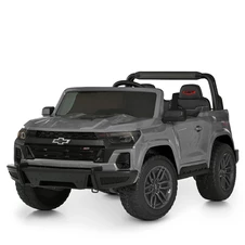 Детский электромобиль M 6290 EBLR-11 (24V) двухместный Chevrolet, 4 двигателя, серый фото 11