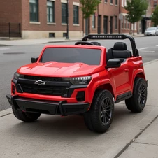 Детский электромобиль M 6290 EBLR-3 (24V) двухместный Chevrolet, 4 двигателя, красный