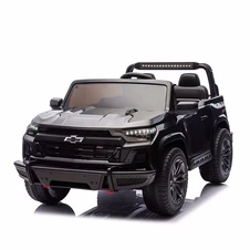 Двухместный детский электромобиль M 6290 EBLR-2 (24V) Chevrolet, мягкое сиденье, черный фото 33
