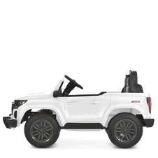 Двухместный детский электромобиль M 6290 EBLR-1 (24V) Chevrolet, мягкое сиденье, белый фото 13