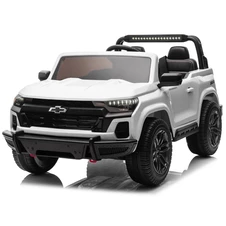 Двухместный детский электромобиль M 6290 EBLR-1 (24V) Chevrolet, мягкое сиденье, белый фото 55