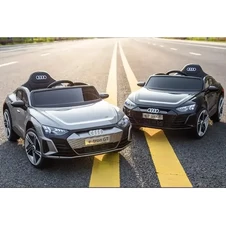 Детская машина M 6268 EBLRS-11 Audi серая, автопокраска, кожаное сиденье фото 32