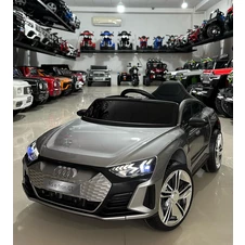 Детская машина M 6268 EBLRS-11 Audi серая, автопокраска, кожаное сиденье фото 44