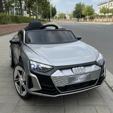 Детская машина M 6268 EBLRS-11 Audi серая, автопокраска, кожаное сиденье фото 77