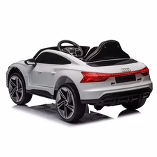 Детская машина M 6268 EBLR-1 Audi белая, кожаное сиденье фото 99