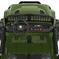 Двухместный детский электромобиль джип M 6259 EBLR-10 (24V) зеленый, кожаное сиденье фото 99