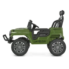 Двухместный джип на аккумуляторе для детей M 6259 EBLR-2 (24V) черный, кожаное сиденье фото 77