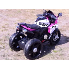 Мотоцикл для детей M 6267 EL-8 розовый, два двигателя, музыка, свет фото 55