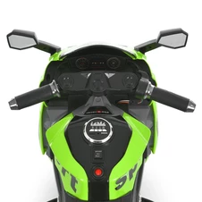 Мотоцикл для детей M 6267 EL-5 зеленый, два двигателя, музыка, свет фото 57