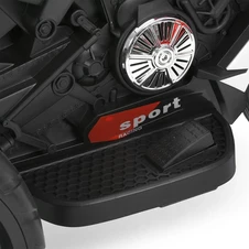 Детский мотоцикл M 6267 EL-4 на аккумуляторе, кожаное сиденье, синий фото 57