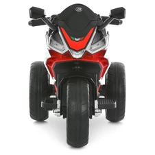 Детский мотоцикл M 6267 EL-3 на аккумуляторе, кожаное сиденье, красный фото 29