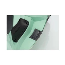 Детский мотоцикл Vespa M 6288 EL-15 скутер, два двигателя, бирюзовый фото 16