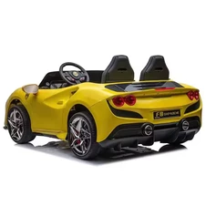 Детский электромобиль M 6197 EBLR-6 (24V) двухместный Ferrari, желтый, свет, MP3, Bluetooth фото 14