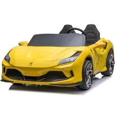 Детский электромобиль M 6197 EBLR-6 (24V) двухместный Ferrari, желтый, свет, MP3, Bluetooth фото 18