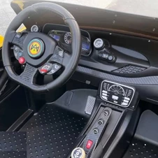 Детский электромобиль M 6197 EBLR-6 (24V) двухместный Ferrari, желтый, свет, MP3, Bluetooth фото 29