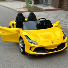 Детский электромобиль M 6197 EBLR-6 (24V) двухместный Ferrari, желтый, свет, MP3, Bluetooth фото 33