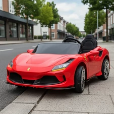 Детский электромобиль M 6197 EBLR-3 (24V) двухместный Ferrari, красный, свет, MP3, Bluetooth фото 11