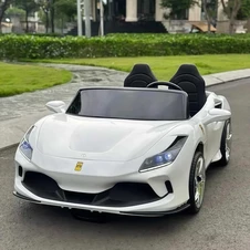 Детский электромобиль M 6197 EBLR-1 (24V) двухместный Ferrari, белый, свет, MP3, Bluetooth