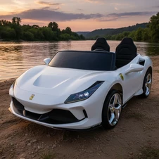 Детский электромобиль M 6197 EBLR-1 (24V) двухместный Ferrari, белый, свет, MP3, Bluetooth фото 33