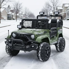 Двухместный детский джип M 6270 EBLR-10 (24V) электромобиль, хаки, свет, MP3, Bluetooth