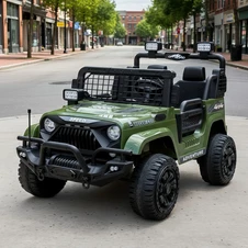 Двухместный детский джип M 6270 EBLR-10 (24V) электромобиль, хаки, свет, MP3, Bluetooth фото 33