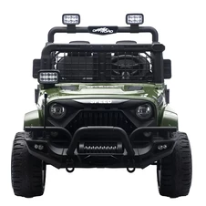 Двухместный детский джип M 6270 EBLR-10 (24V) электромобиль, хаки, свет, MP3, Bluetooth фото 88
