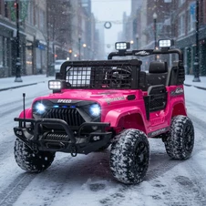 Двухместный детский джип M 6270 EBLR-8 (24V) электромобиль, розовый, свет, MP3, Bluetooth фото 11