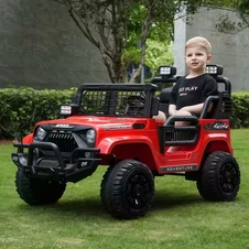 Двухместный детский джип M 6270 EBLR-3 (24V) электромобиль, красный, свет, MP3, Bluetooth купить