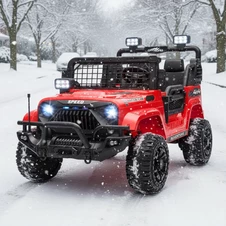 Двухместный детский джип M 6270 EBLR-3 (24V) электромобиль, красный, свет, MP3, Bluetooth фото 33