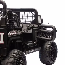 Двухместный детский джип M 6270 EBLR-2 (24V) электромобиль, черный, свет, MP3, Bluetooth фото 16