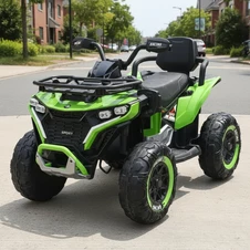 Детский электрический квадроцикл M 6272 EBLR-5 (24V) зеленый, пульт управления купить