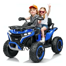 Детский электрический квадроцикл M 6272 EBLR-4 (24V) синий, пульт управления фото 57